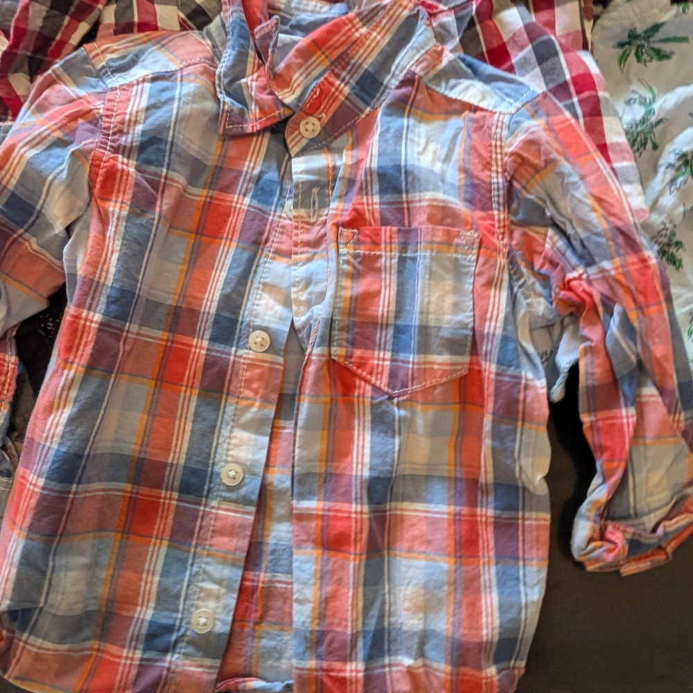 Kids' Assorted Patterned Shirts LOT - Picture 4 of 8